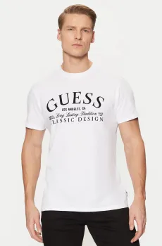 Мужская белая футболка Белый L Guess M5RI43.K9RM1;G011