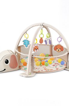 Детский развивающий коврик Menggao Пёсик с бортиками, с рождения, 106*76*53 см (668-100)