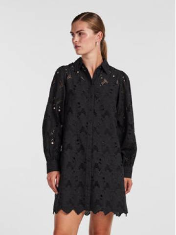 YAS Сукня-сорочка 26030764 Чорний Regular Fit YAS Сукня-сорочка 26030764 Чорний Regular Fit