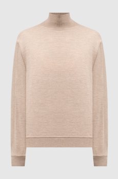 Бежевый свитер Lupetto из кашемира