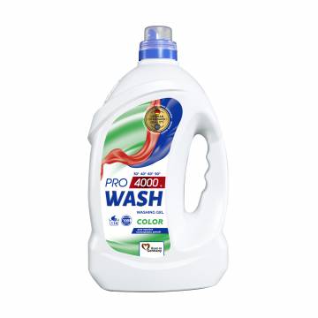 Гель для стирки Pro Wash Color для цветных вещей, 114 стирок, 4 кг Гель для стирки Pro Wash Color для цветных вещей, 114 стирок, 4 кг