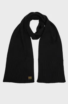 Мужской черный шарф Geffo Черный ONESIZE G-Star RAW D25512,D784