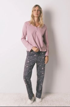 Хлопковые пижамные брюки womensecret