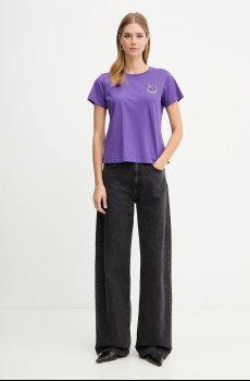 Хлопковая футболка Pinko