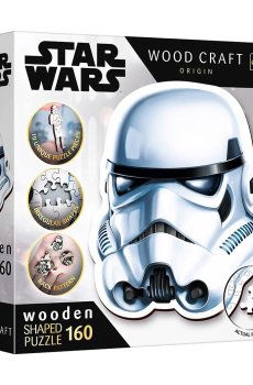 Деревянные пазлы Trefl Star Wars Wooden Шлем штурмовика, от 10 лет, 160 элементов (20188)