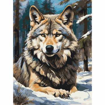 Картина за номерами Art Craft Вовк у лісі 40 х 50 см (11575-AC) Картина за номерами Art Craft Вовк у лісі 40 х 50 см (11575-AC)