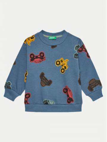 United Colors Of Benetton Світшот 3J4EG10GK Голубий Regular Fit United Colors Of Benetton Світшот 3J4EG10GK Голубий Regular Fit