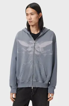 Мужское серое худи AETERNA Серый M AllSaints M021NE