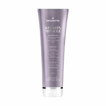 Разглаживающая маска для волос Medavita Keratin Miracle Sleek Hair Mask, 150 мл Разглаживающая маска для волос Medavita Keratin Miracle Sleek Hair Mask, 150 мл