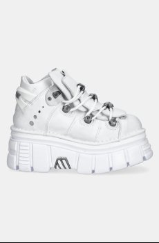 Кожаные кроссовки New Rock Napa Blanca, Tower Blanco E14  + Lateral