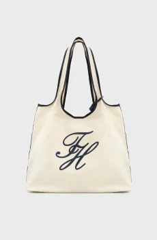 Женская белая сумка SUMMER TOTE Белый ONESIZE Tommy Hilfiger AW0AW18398