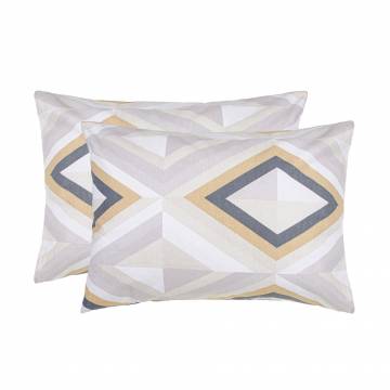 Наволочка бязевая Home Line Калейдоскоп, бежево-графитовая, 50*70 см, 2 шт (174452) Наволочка бязевая Home Line Калейдоскоп, бежево-графитовая, 50*70 см, 2 шт (174452)