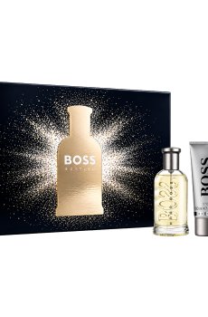 Парфюмированный набор мужской Hugo Boss Boss Bottled (туалетная вода, 10 мл + гель для душа, 100 мл + туалетная вода, 100 мл)