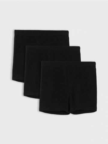 Велосипедні шорти 3 pack - чорний Велосипедні шорти 3 pack - чорний