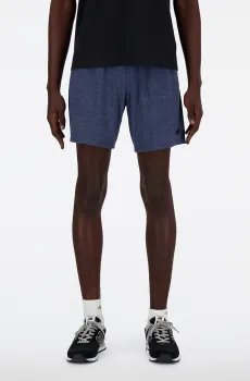 Мужские синие шорты NB Heathertech Синий S New Balance MS41073NNY