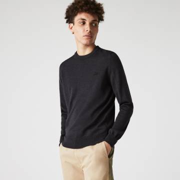 Lacoste светр чоловічий з круглим вирізом Lacoste светр чоловічий з круглим вирізом