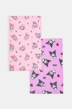 Рушники Hello Kitty, набір з 2 штук - світло-ліловий