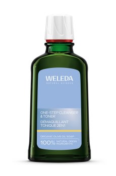 Очищающее и тонизирующее средство 2 в 1 для лица Weleda One Step Cleanser & Toner, 100 мл