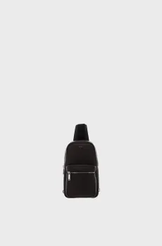 Мужская темно-коричневая кожаная сумка Коричневый ONESIZE BOSS 50572465;209