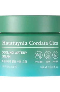 Охлаждающий крем для лица Tony Moly Houttuynia Cordata Cica Cooling Watery Cream с хаутюнией и центеллой, 100 мл