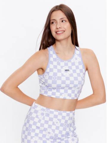 Vans Топ Longline Racerback Print Bralette VN00073R Фіолетовий Regular Fit Vans Топ Longline Racerback Print Bralette VN00073R Фіолетовий Regular Fit
