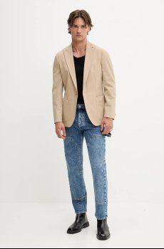 Шерстяной пиджак HUGO Arti253F1X