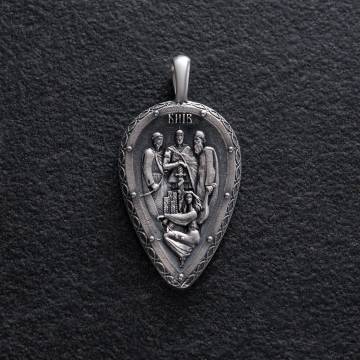 Серебряный кулон "Київ. Брати Кий, Щек, Хорив та їхня сестра Либідь" 133217 Серебряный кулон "Київ. Брати Кий, Щек, Хорив та їхня сестра Либідь" 133217