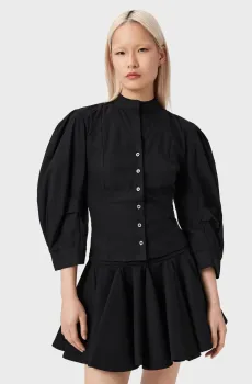 Женская черная блуза MAUD Черный 8 AllSaints W023PE