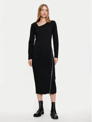 Karen by Simonsen Повсякденна сукня Rebecca 10105100 Чорний Slim Fit Karen by Simonsen Повсякденна сукня Rebecca 10105100 Чорний Slim Fit