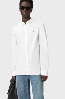 Мужская белая рубашка HAWTHORNE Белый S AllSaints M150SB