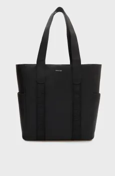 Женская черная сумка STRAP TOTE Черный ONESIZE Calvin Klein LV04F3289G