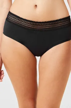 Женские черные менструальные трусики-шортики CELIA Черный L Etam 6528895