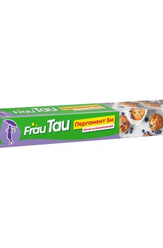 Пергамент для выпечки Frau Tau силиконизированный, белый, 5 м