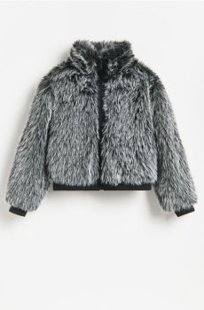 Reserved - GIRLS` OUTER JACKET - чорний - 833JQ-99X