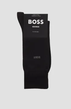 Мужские черные носки Черный 45-46 BOSS 50469837;001