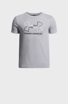 Детская серая футболка UA GL FOUNDATION SS Серый 7 Under Armour 6005010-011