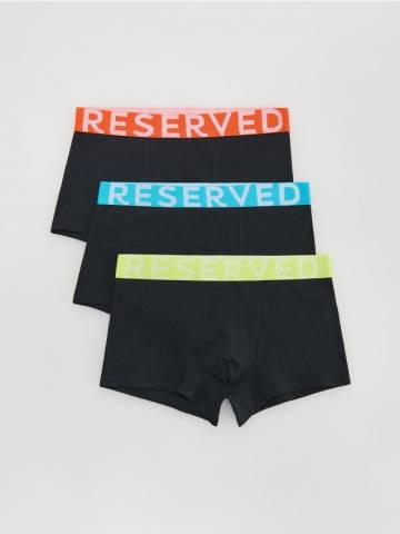 Reserved - Класичні боксери, 3 шт. - чорний - 019ES-99X Reserved - Класичні боксери, 3 шт. - чорний - 019ES-99X