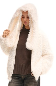 Cropp - Куртка з капюшоном - нюдовий