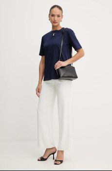 Хлопковая футболка Patrizia Pepe