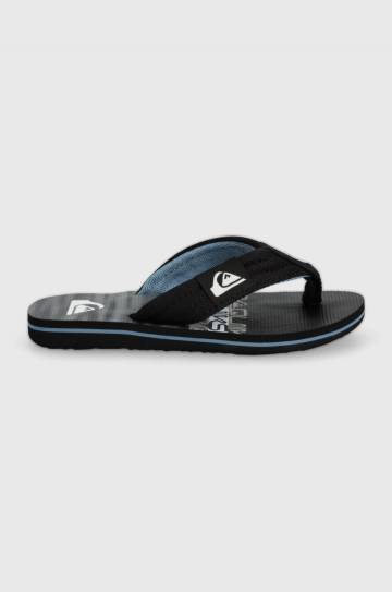 Детские вьетнамки Quiksilver MOLO LAYBACK цвет чёрный Детские вьетнамки Quiksilver MOLO LAYBACK цвет чёрный