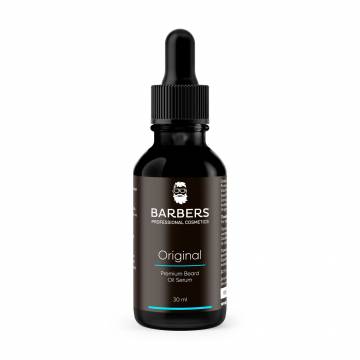 Мужское масло-сыворотка для бороды Barbers Original Premium Beard Oil Serum, 30 мл Мужское масло-сыворотка для бороды Barbers Original Premium Beard Oil Serum, 30 мл