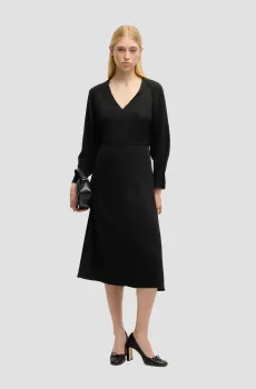 Женское черное платье Черный 32 BOSS 50533966;001