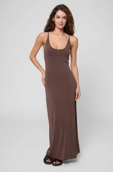 Женское коричневое платье Коричневый M PRPY PWDREGOK0033