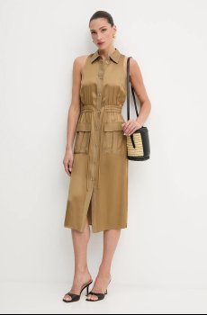 Платье с примесью шелка Twinset