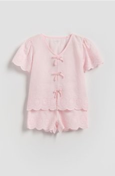 Reserved - GIRLS` PYJAMA - рожевий - 623IN-30X