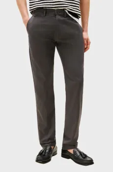 Мужские темно-серые чиносы CORE DENTON 1985 PIMA COTTON Серый 34-32 Tommy Hilfiger MW0MW28884