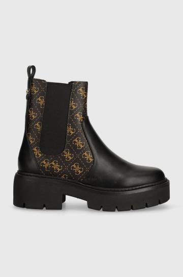 Ботинки Guess SHUZE женские цвет чёрный на платформе FLTSHU ELE10 Ботинки Guess SHUZE женские цвет чёрный на платформе FLTSHU ELE10