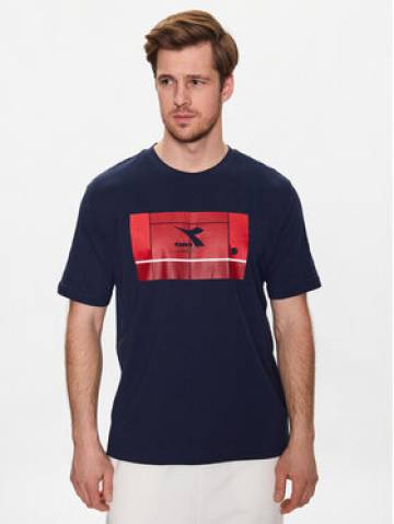 Diadora Футболка Match Point 102.179312 Cиній Regular Fit Diadora Футболка Match Point 102.179312 Cиній Regular Fit
