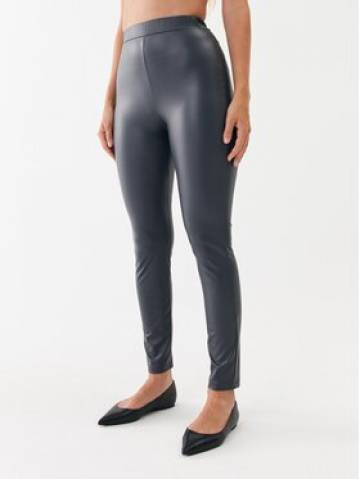 Max Mara Leisure Штани зі штучної шкіри Zefir 23378601 Сірий Slim Fit Max Mara Leisure Штани зі штучної шкіри Zefir 23378601 Сірий Slim Fit