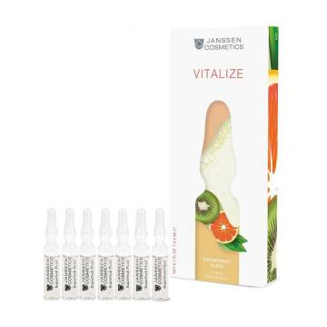 Фруктовые ампулы для лица Janssen Cosmetics Ampoules Superfruit Fluid с витамином C, 7*2 мл Фруктовые ампулы для лица Janssen Cosmetics Ampoules Superfruit Fluid с витамином C, 7*2 мл